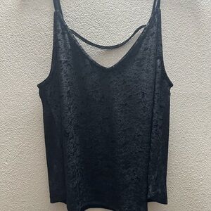 American Eagle Outfitters Black Camisole Top with V-Neck